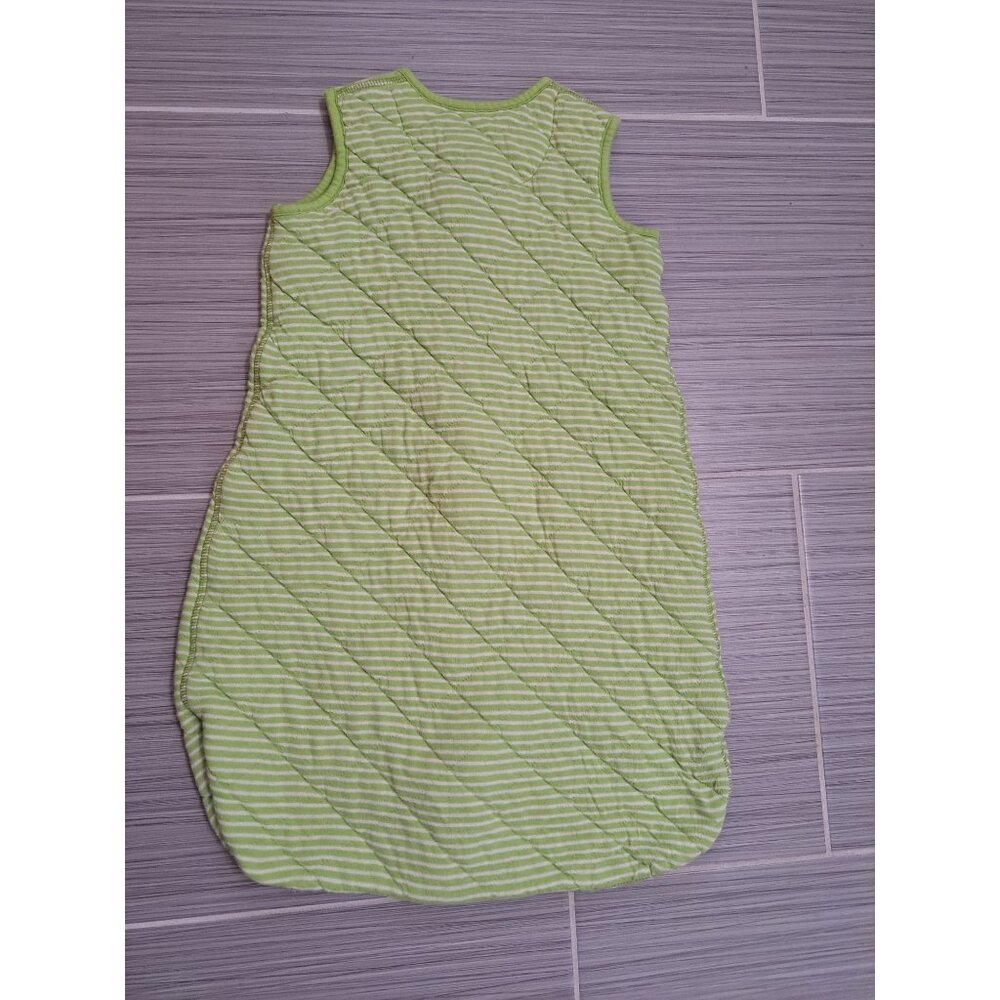 Hanna Andersson Moon And Back Baby Sleep Sack Green Striped Organic Cotton Small - Picture 5 of 8